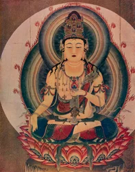 Kokuzo, Templo Sanboin, siglo XVIII