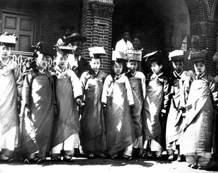 Chicas coreanas, 1900