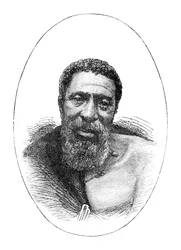 Kreli, jefe de los Galekas, 1877