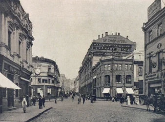 Puente de los Herreros de Kuznetsky Most, Moscú, Rusia, 1912