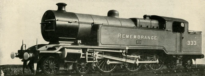 L.B.S.C. Tipo Pacífico de Tanque, Motor de Conmemoración de Guerra, c. 1930