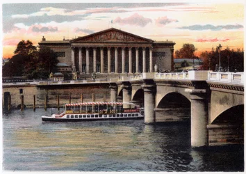 La Chambre des Deputes y el Pont de la Concorde, París, c. 1900