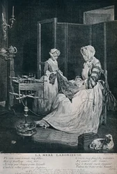 La Madre Laboriosa, 1740, 1916