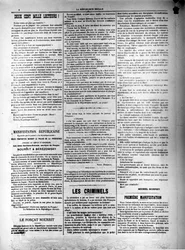 Periódico La République Sociale del 13 de octubre de 1881