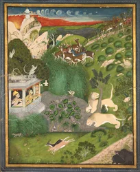 Damas Disparando desde un Pabellón, c. 1810
