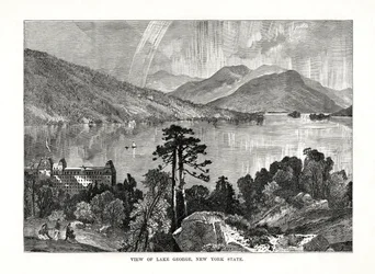 Lago George, Estado de Nueva York, EE. UU., 1877