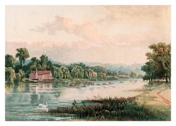 Lago en Virginia Water
