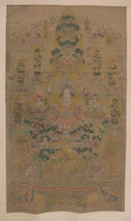 Mandala lamaísta, siglo XVII