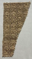 Lampas con animales en cuadrados, finales de 1200s - 1300s