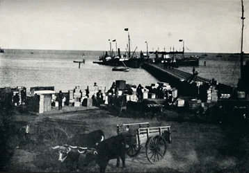 Lugar de desembarco, Punta Arenas, 1911