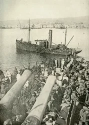Desembarco de las Tropas Británicas en Salónica, 1919
