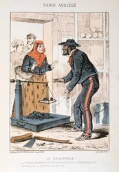 Le Chauffage, Sitio de París, 1870-1871
