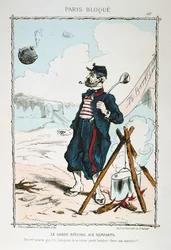 Le Garde Nationale aux Remparts, 1870-1871