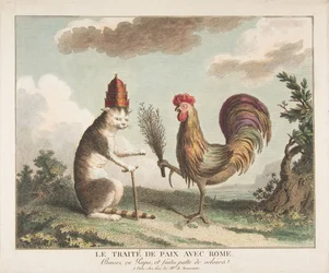 Le Traité de Paix avec Rome, ca. 1789