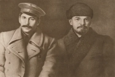 Lenin y Stalin, marzo 1919, 1939