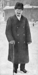 Leon Trotsky en Brest-Litovsk, 7 de enero de 1918, 1929