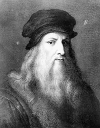 Leonardo da Vinci, artista, ingeniero, científico e inventor italiano, 1864