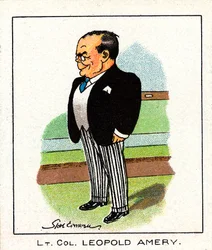 Leopold Charles Maurice Stennett Amery 1873-1955, político conservador inglés, 1929