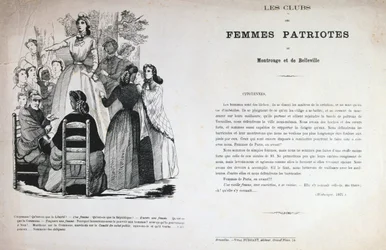 Les Clubs des Femmes Patriotes, Comuna de París, 1871