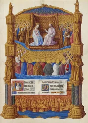 Las muy ricas horas del duque de Berry, Folio 126r - Paraíso