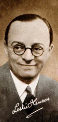 Leslie Lincoln Henson 1891-1957, comediante, actor, productor y director inglés, 1935