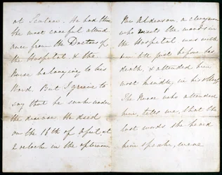 Carta de Florence Nightingale, mayo 1856