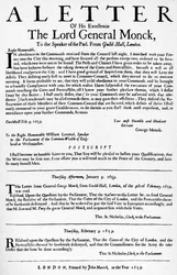 Carta del General Monck al Presidente de la Cámara de los Comunes, 1659 1903