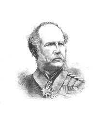Teniente General Sir John Adye, Jefe del Estado Mayor, c. 1882-1885