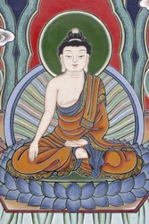 Vida de Buda Postura de meditación, Seúl, Corea del Sur