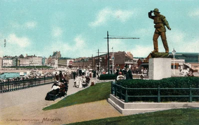 Memorial del bote salvavidas, Margate, Kent c1905