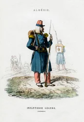 Infantería ligera, Ejército Francés en Argelia