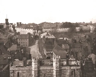 Castillo de Lincoln, Lincolnshire, 1894