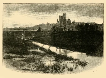 Lincoln, desde Witham Bank, 1898