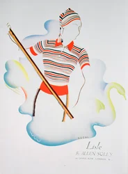 Lisle por Allen Solly, anuncio de moda, 1937