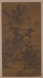 Escuchando los pinos en un pabellón junto al río, siglo XVI