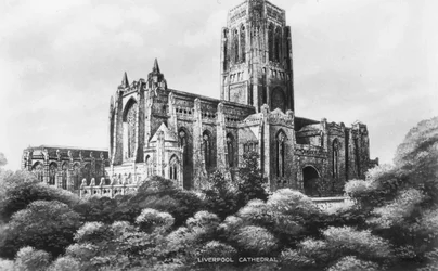 Catedral de Liverpool, Liverpool, Merseyside, principios del siglo XX