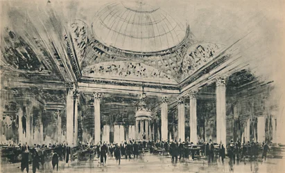 El nuevo edificio de Lloyds: La sala de suscripción, 1928