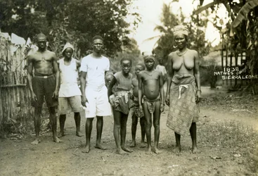Gente local, Sierra Leona, siglo XX