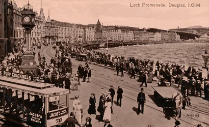 Paseo Loch, Douglas, Isla de Man, c1920