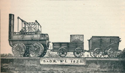 Locomotora no 1, construida para el Ferrocarril Stockton & Darlington