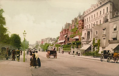 Londres. Bayswater Road, c1900s