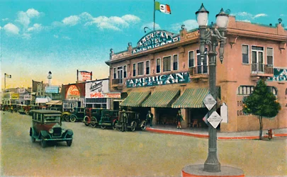 Mirando al este en la Segunda Calle, c1939