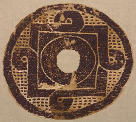 Rondel anudado de una manta o cubierta, siglos III-IV