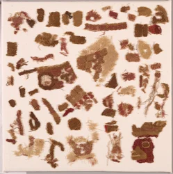 Fragmentos de textiles sueltos, c. 50-650
