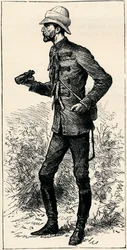 Lord Chelmsford, soldado británico, 1896