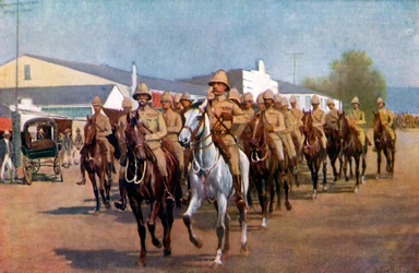 Lord Roberts entrando en Pretoria, 1925