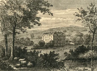 Casa de Lord Thurlow, Knights Hill, c1878