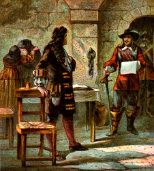 Lord William Russell condenado, 1683, c1850