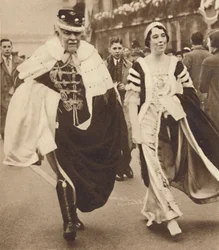 Lord y Lady Armstrong, 12 de mayo de 1937