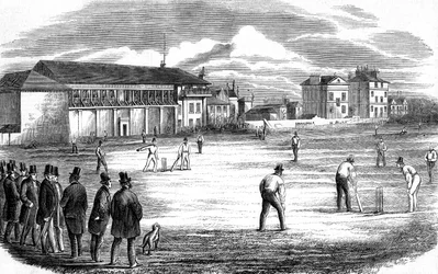 Campo de cricket de Lords, Londres, 1858